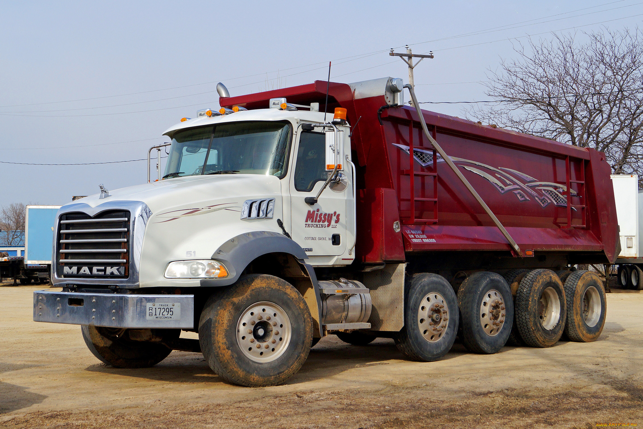mack dump truck granite model, , mack, , 